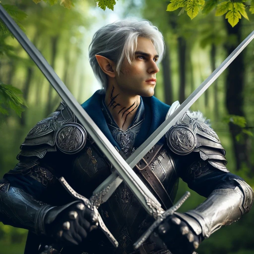 Kelric Bladesong, Young Elven Version