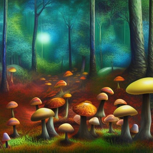 FUNGI - AI Generated Artwork - NightCafe Creator