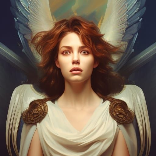 the arch angel Michael - AI Generated Artwork - NightCafe Creator