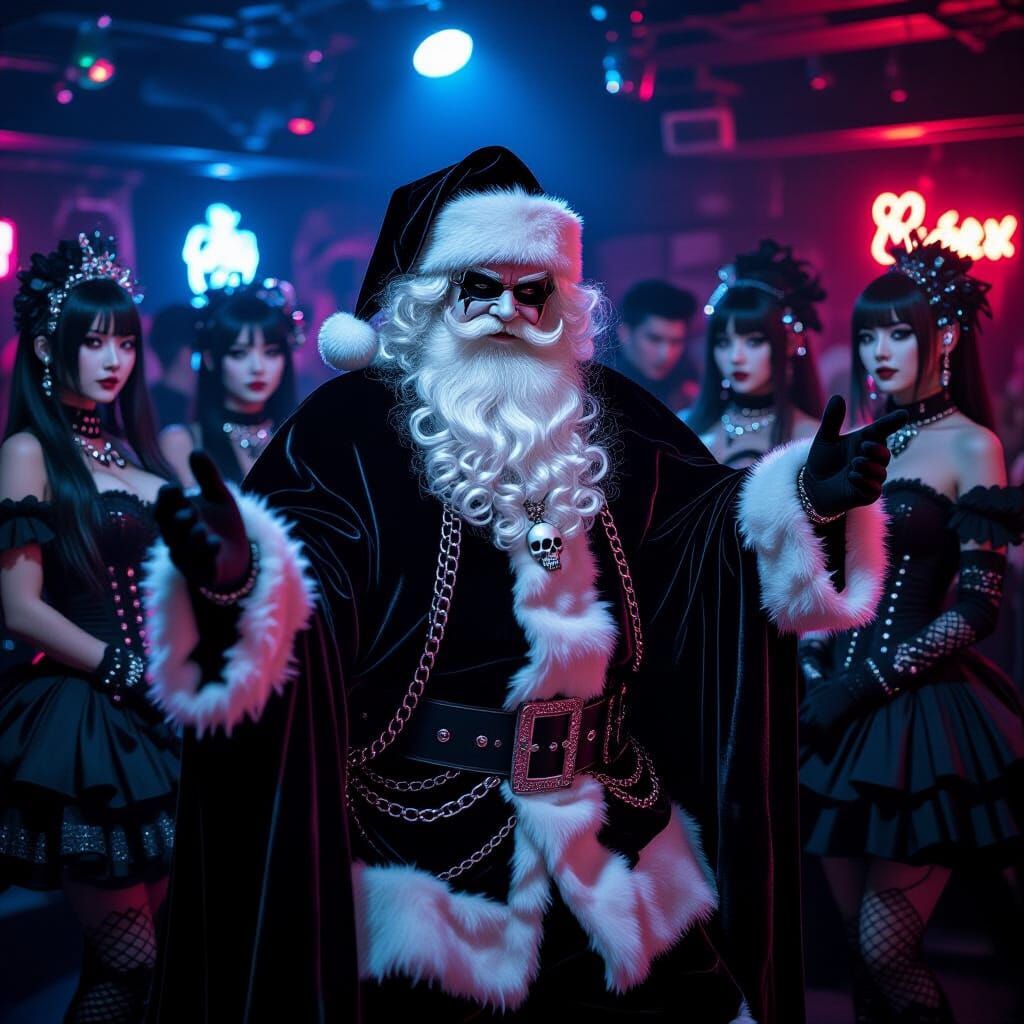 Gothic Claus!  by @NILZERO