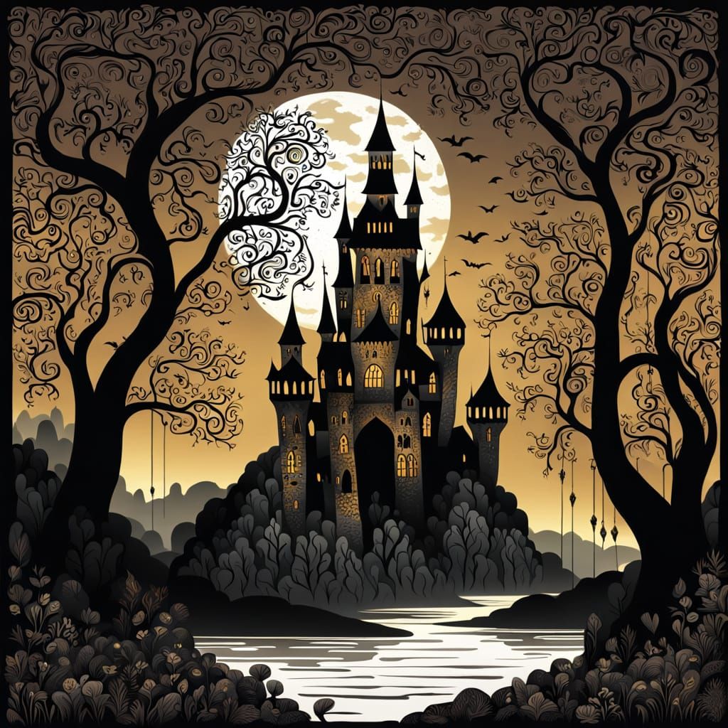 Gothic Gold  by @tttggg