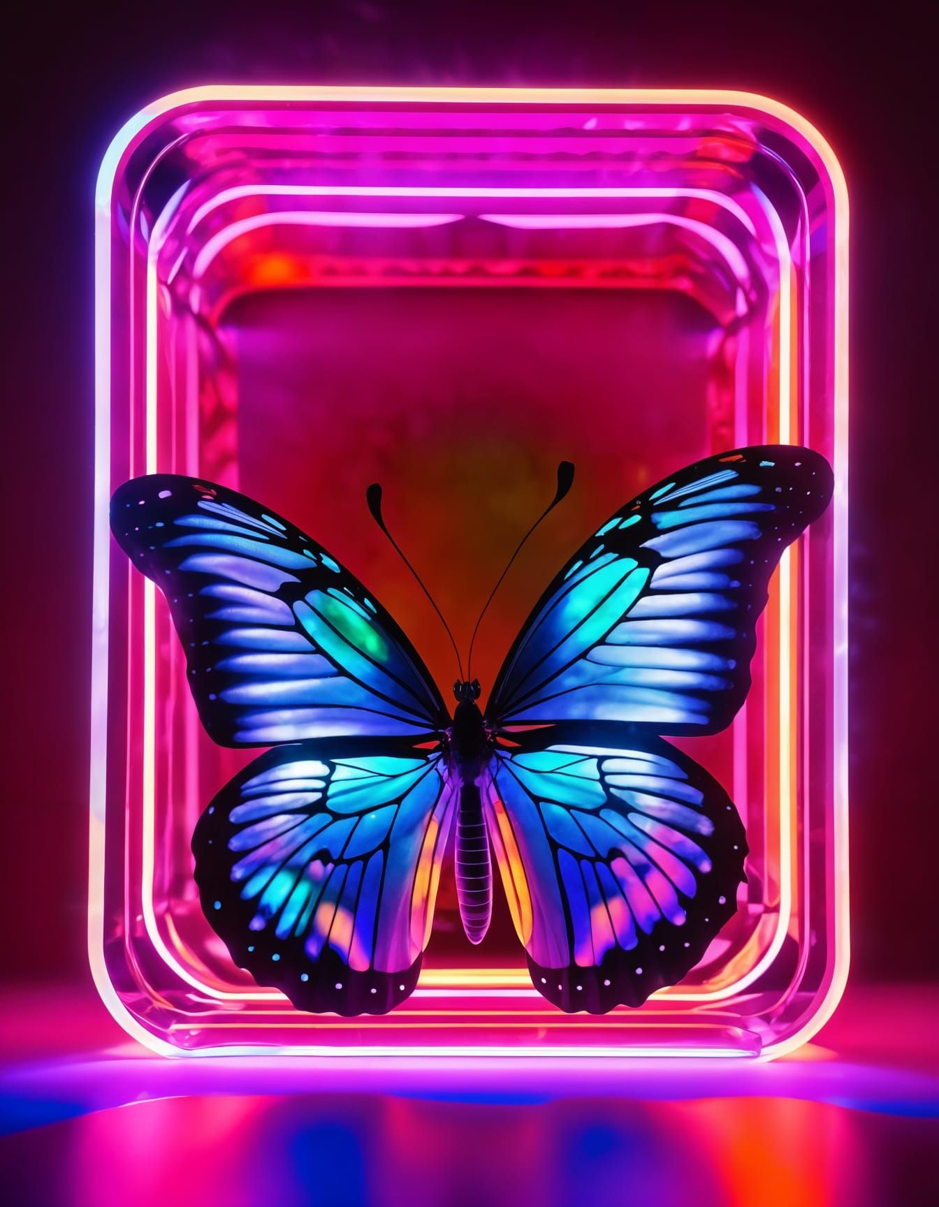 Neon Butterfly  by @Tracie