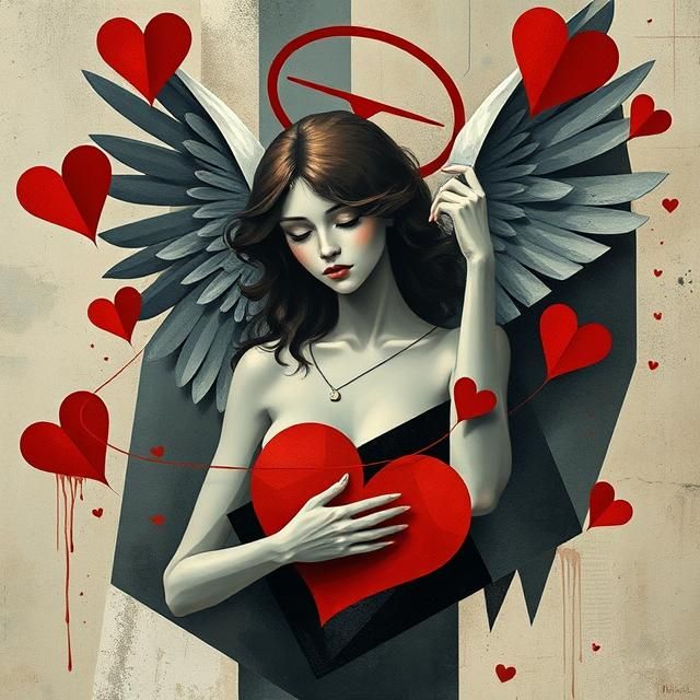 VALENTINE'S DAY WITH SPOOKY ELEMENTS  - A FEMALE ANGEL REMEM...
