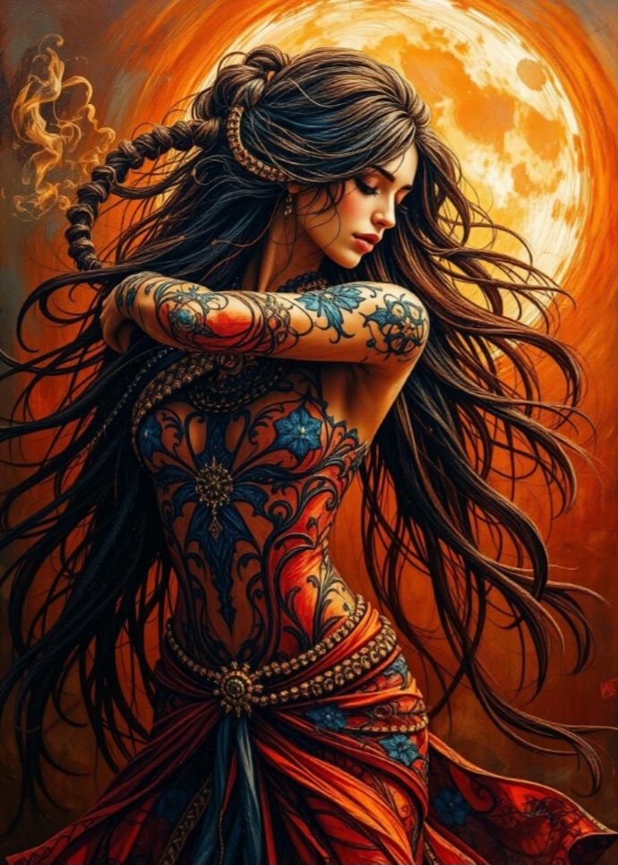 Gypsy Woman: Homeless; singing and dancing for money