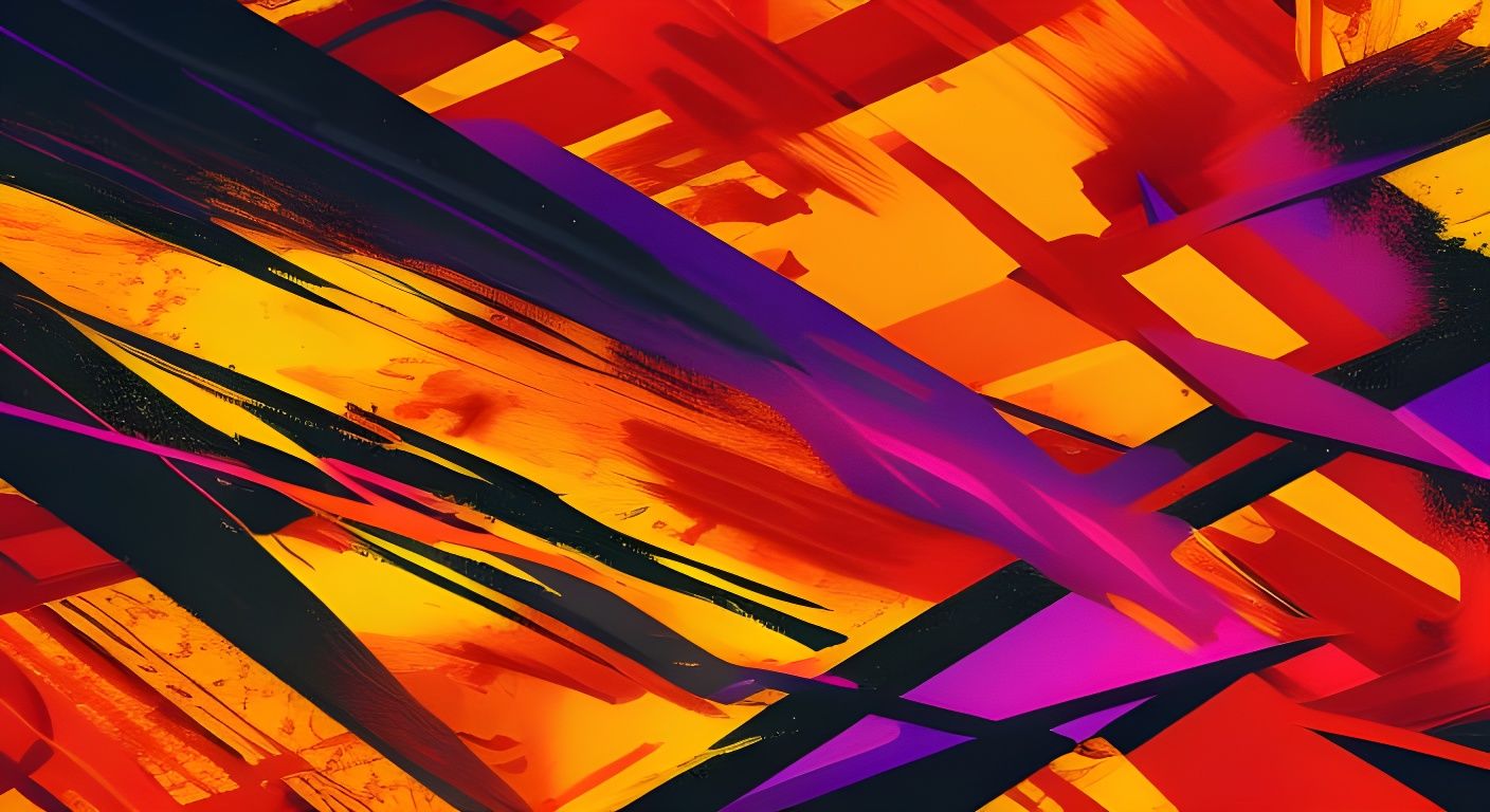 Angry Abstract Glitch Red Purple Vibrant Scratchy Desktop Wallpaper Hd 