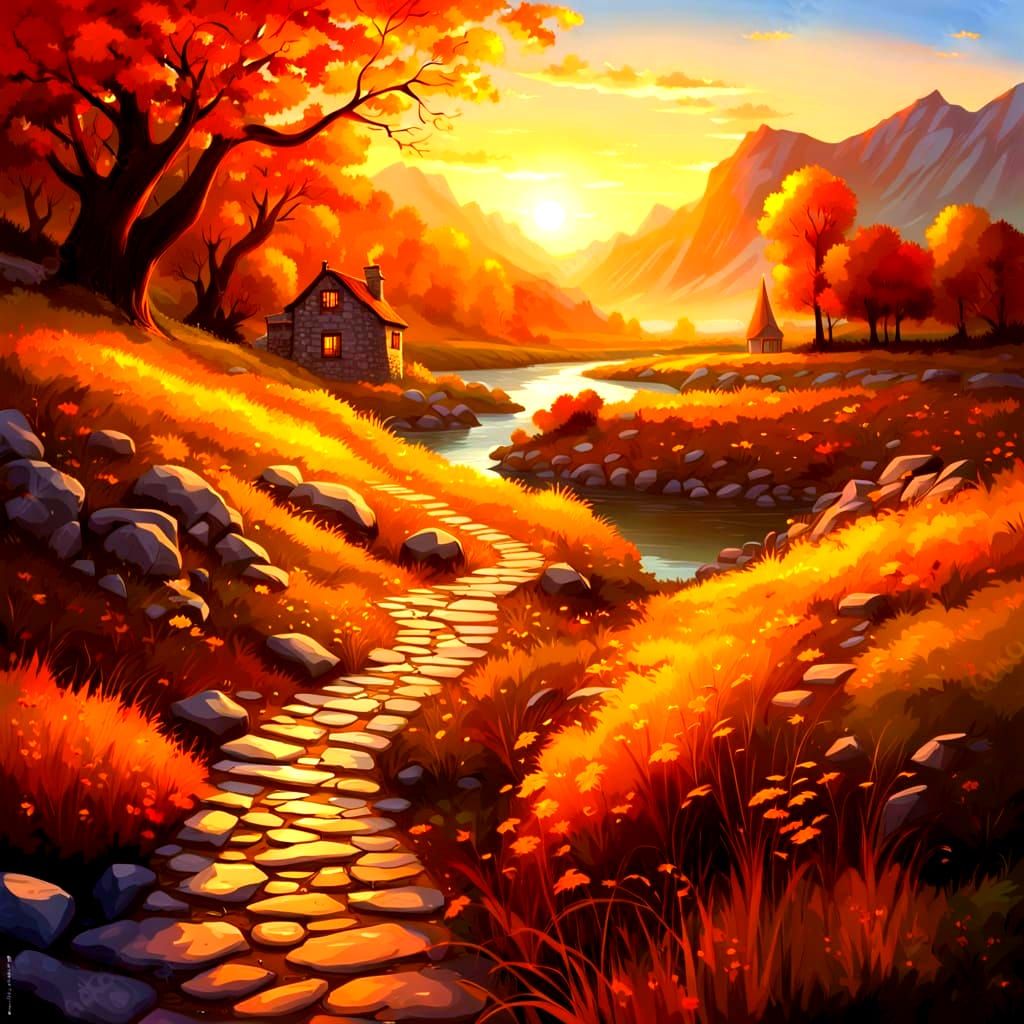 The last autumn days 