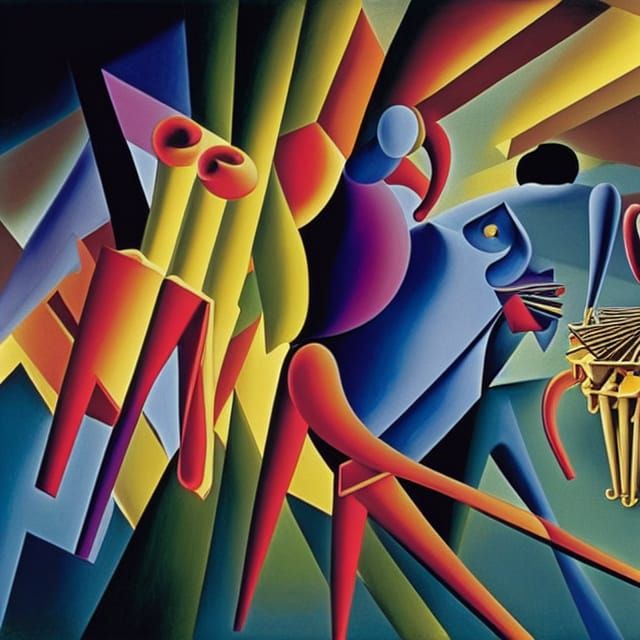 Nude: Descending a Staircase - playing on Duchamps...