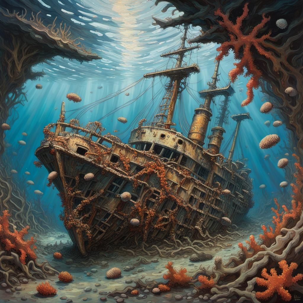 Sunk ship