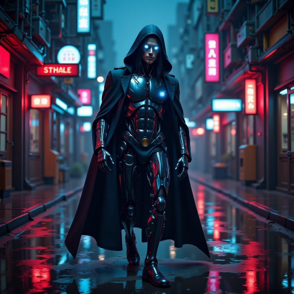 CYBORG;

Male Cyborg. <lora:The Ciborg of Red:1.0>