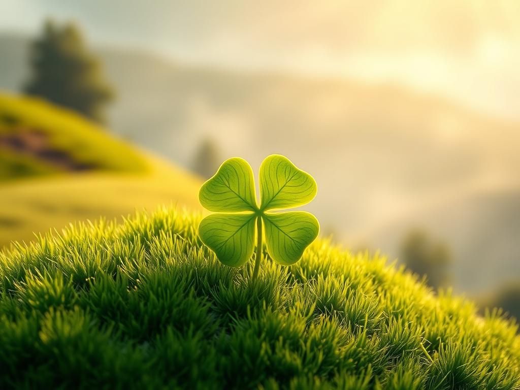 Four-leaf clover  by @RandomUser1234