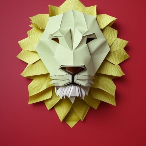 origami lion