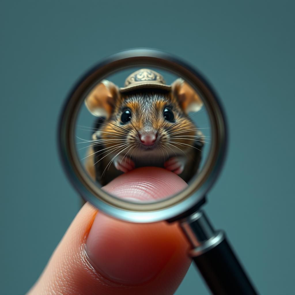 Sherlock Mouse is on the case  by @forge4ward