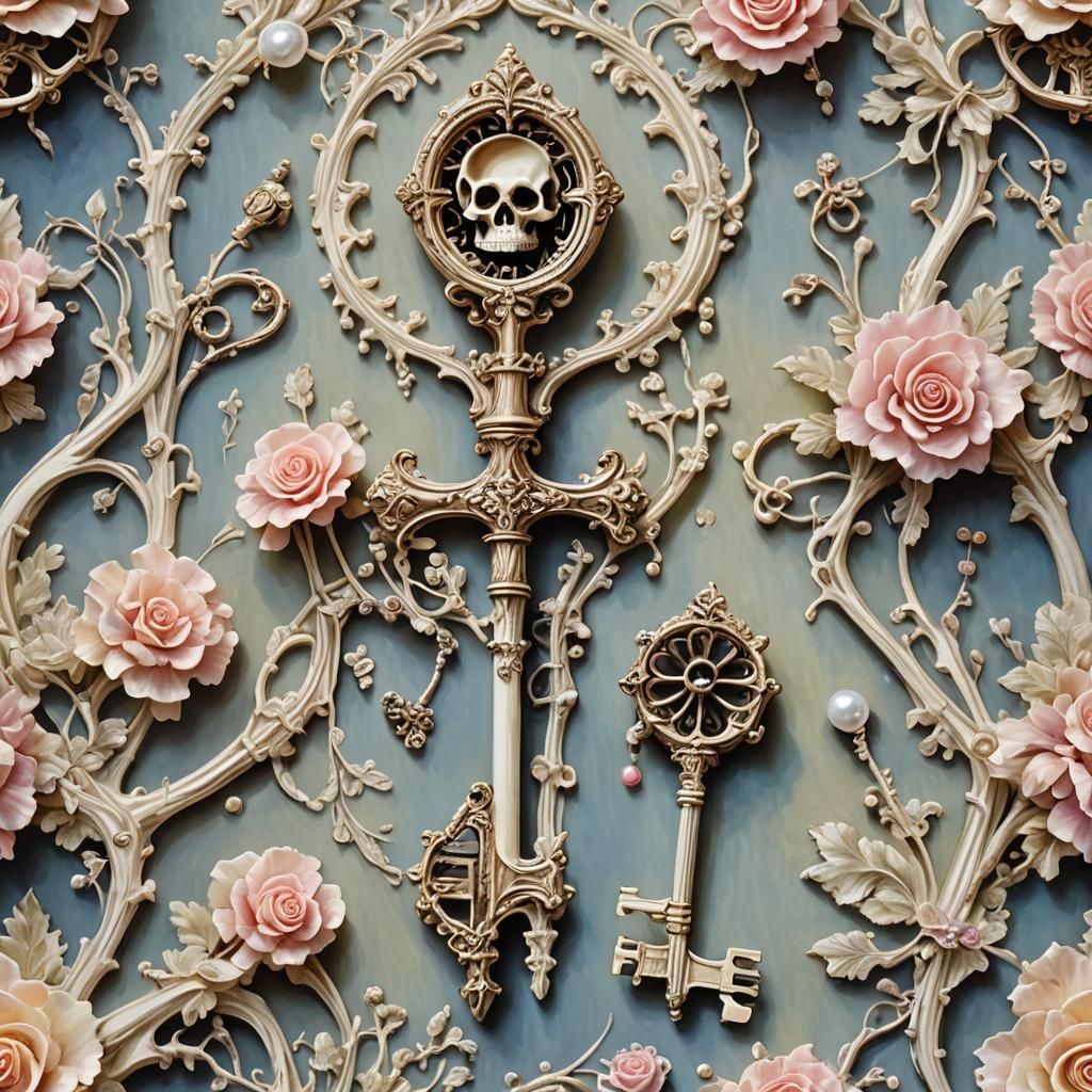 HD resolution, oil painting, matte, clear environment, gothic dark, intricately detailed, elaborate, ...  by @Laura