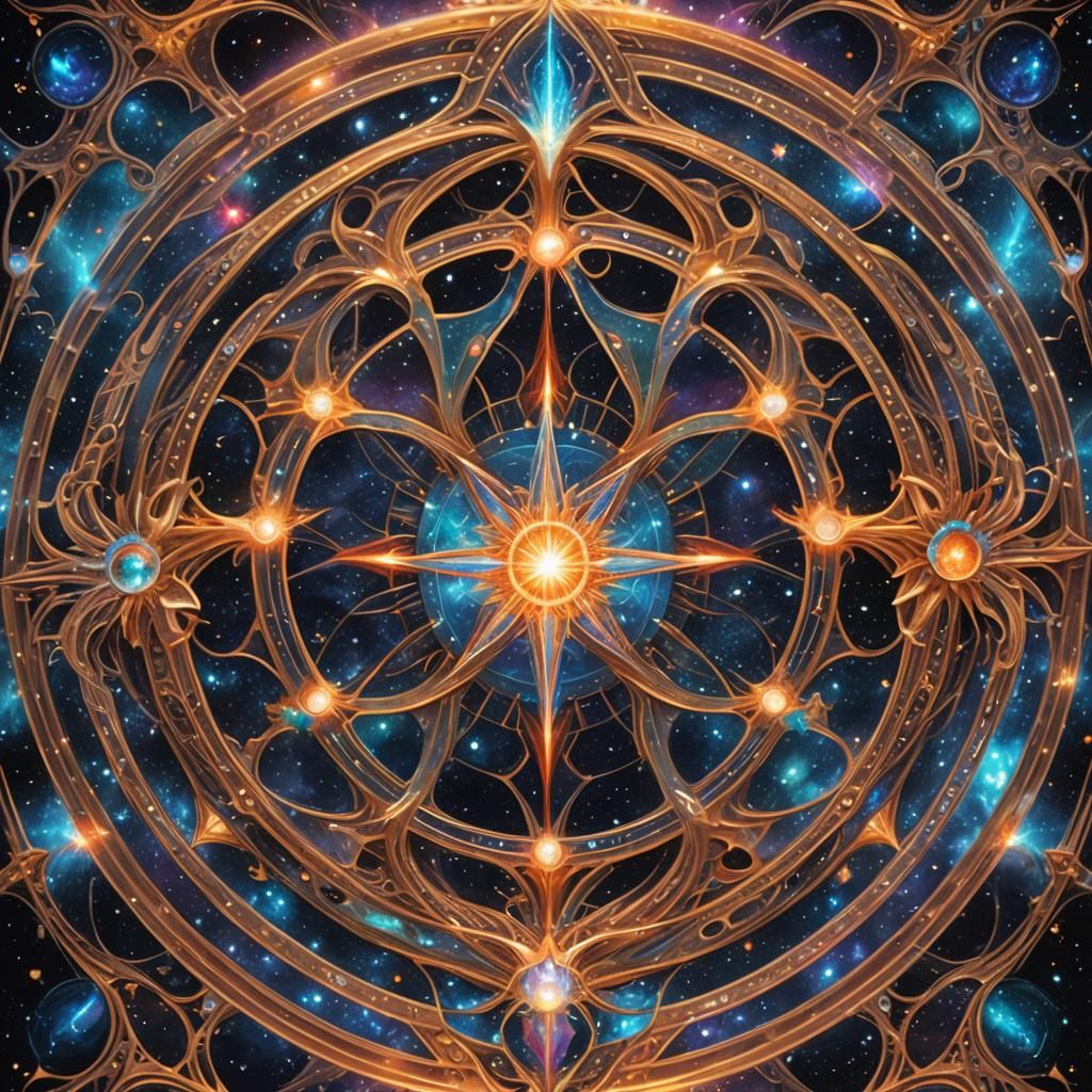 Cosmic Illustration of Deep Space