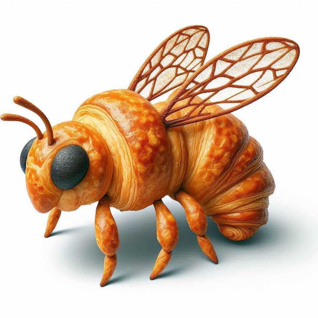 A Croissant Bee