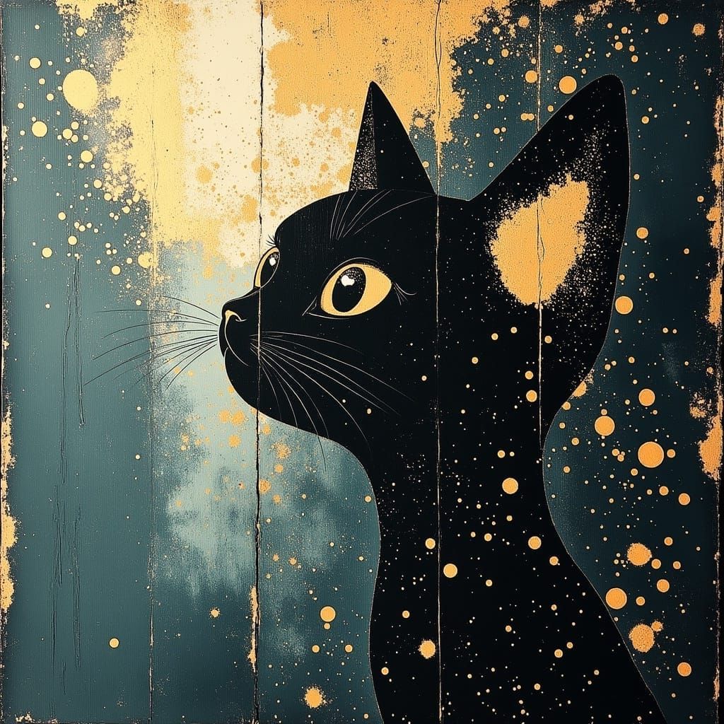 Divine Oil Painting in Dreamlike Style