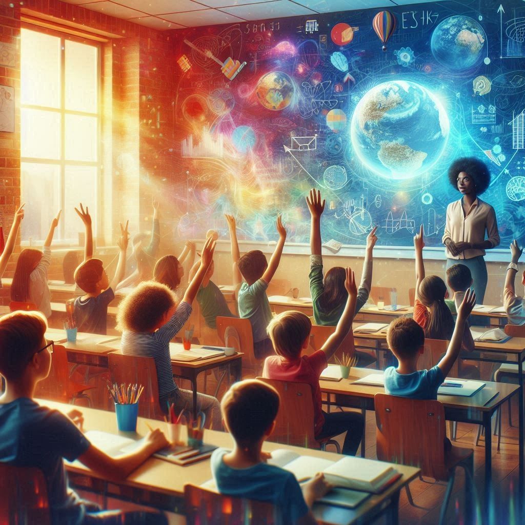 “The Joy of Learning: A Colorful Classroom”