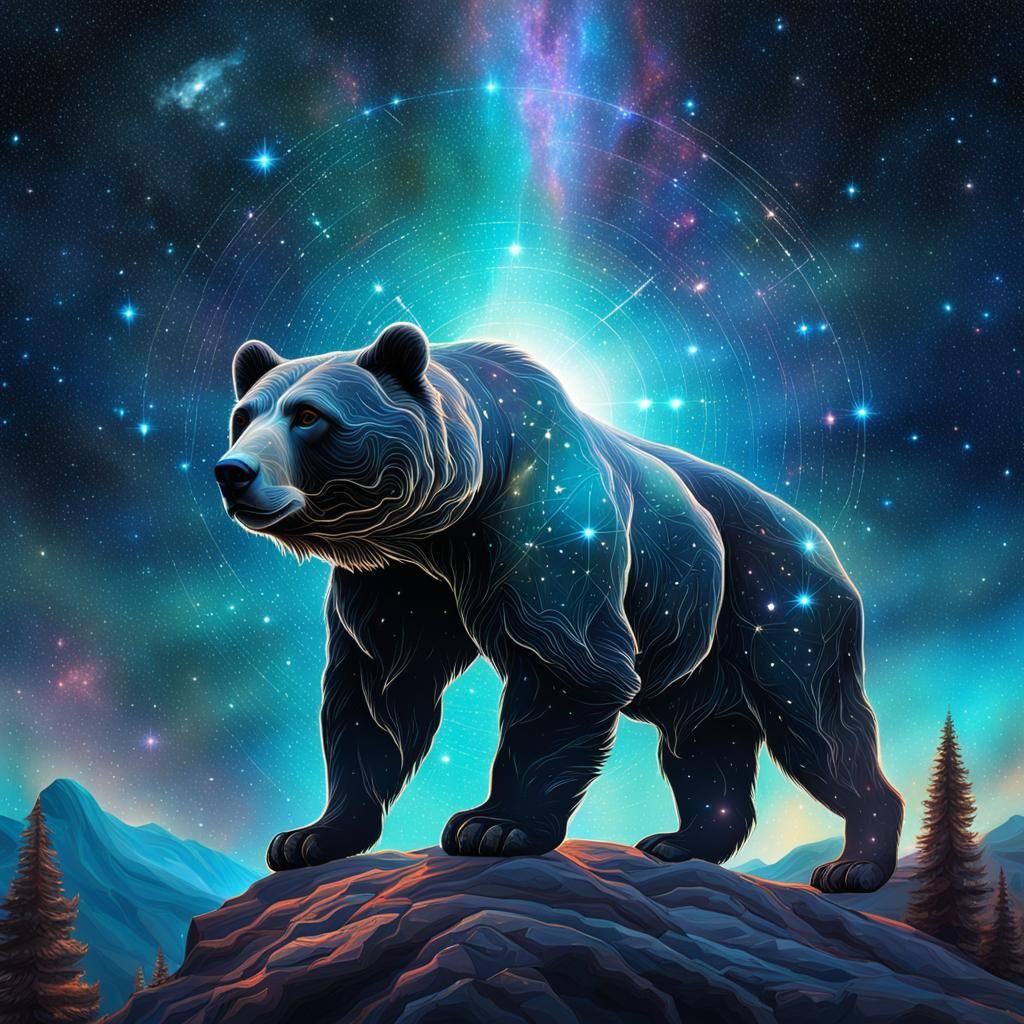 Spotting Ursa Major - AI Generated Artwork - NightCafe Creator