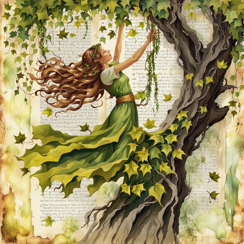 Once upon a time, in a forest far away, there lived a girl ...  by @toheitka