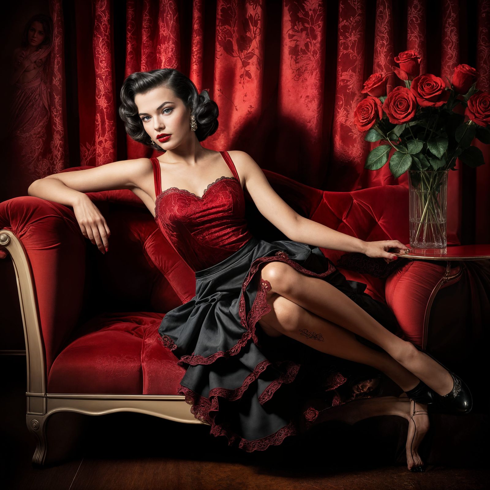 50's pin-up   by @Tanke