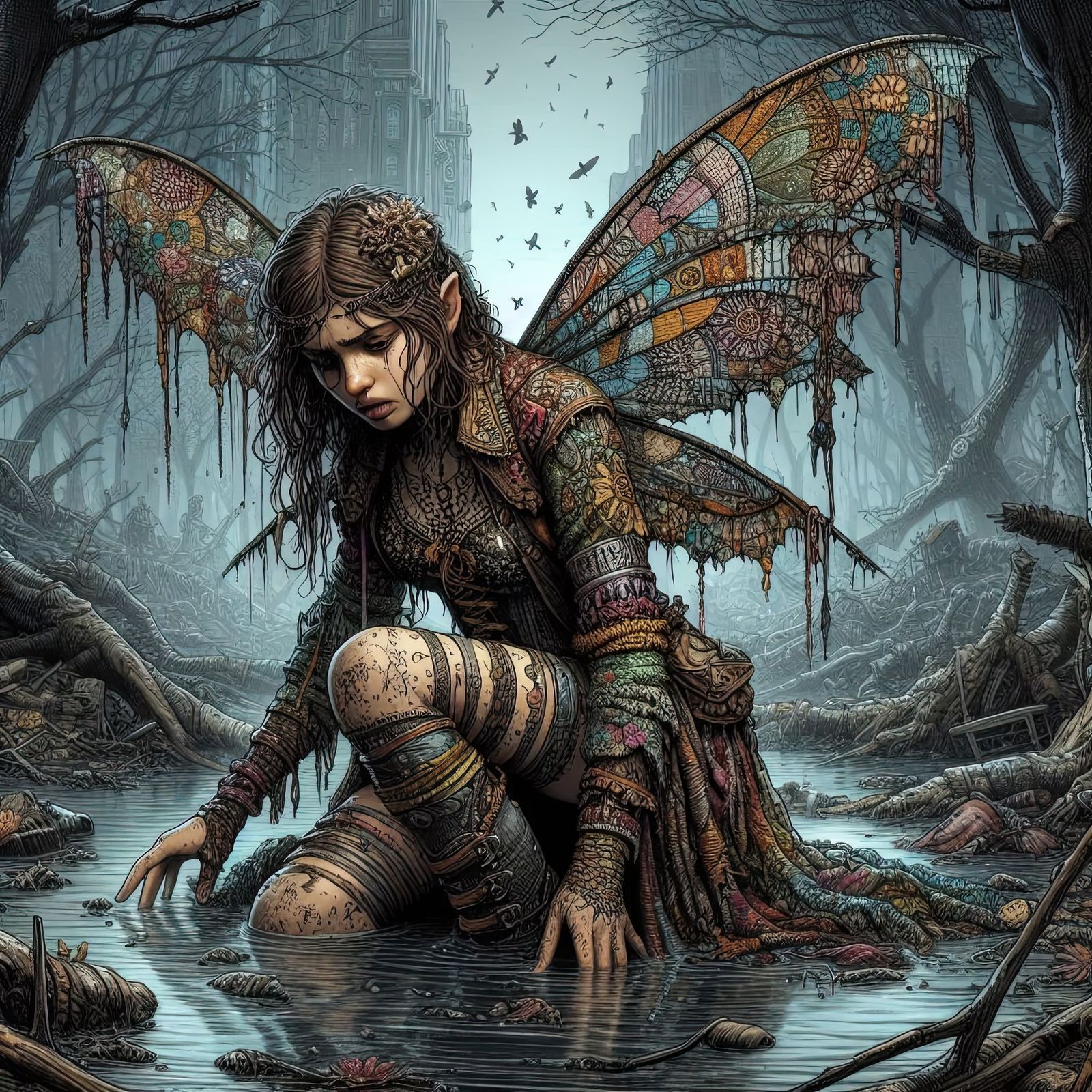 Surviving the Apocalypse. Fairy Losing Hope