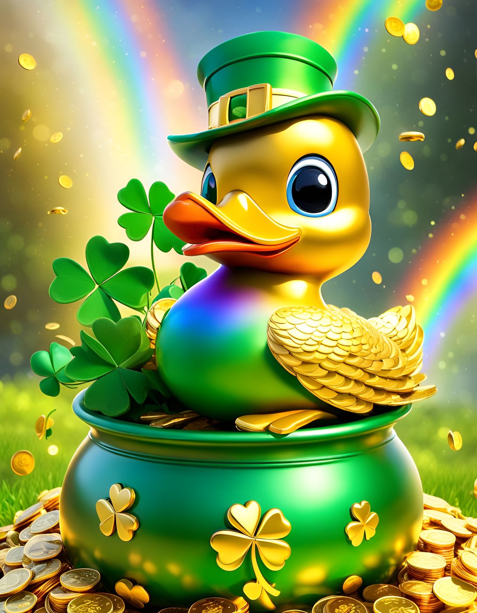 The Lucky Duck  by @Jerri Bee