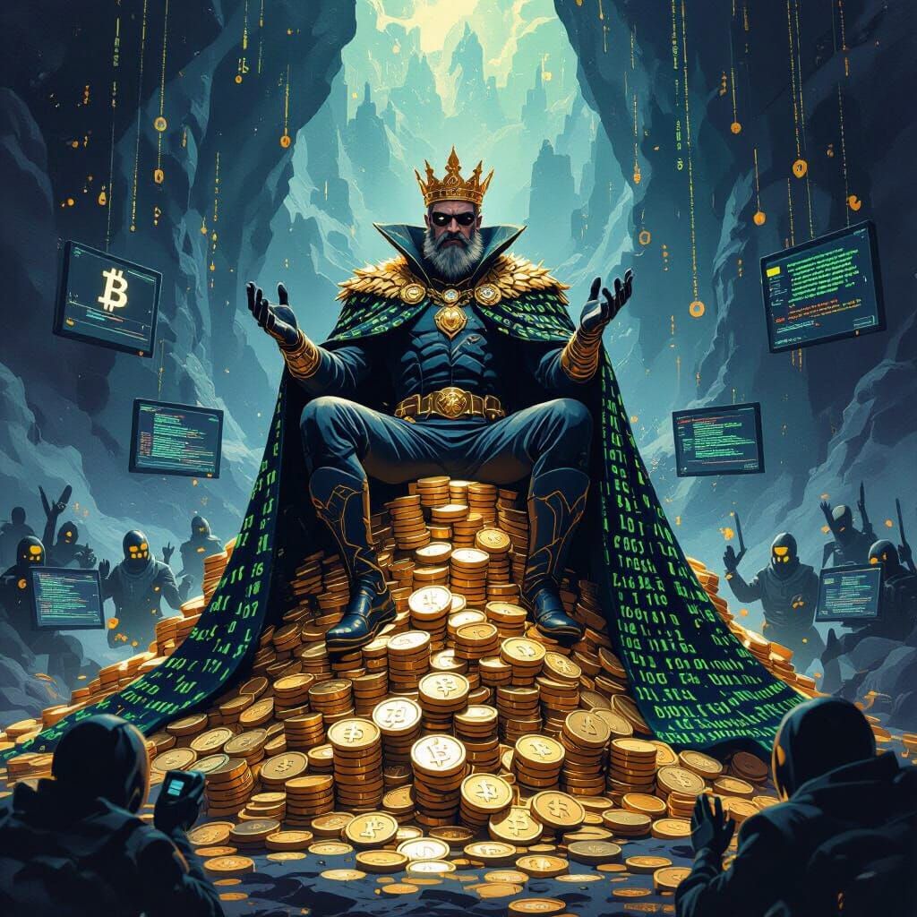 The Crypto King  by @Janet Brien