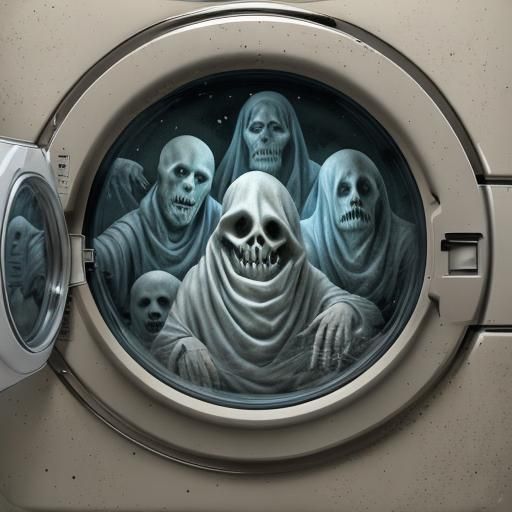 spirits in a washing machine on the spin-cycle add a few gho...