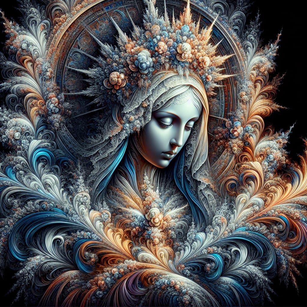 Holy Mary, Mother who was crowned in Heaven