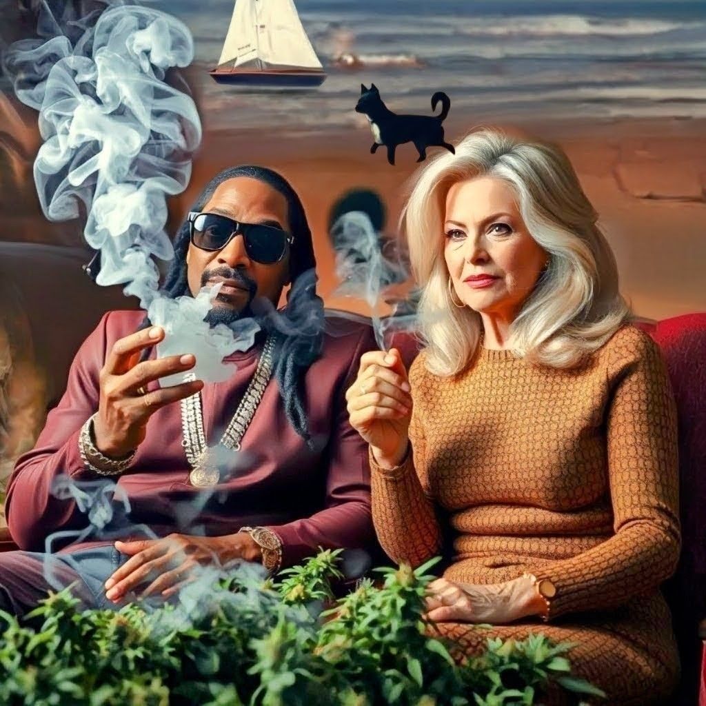 Snoop Dogg and Martha Stewart Partaking in Medicinal Herbs (...