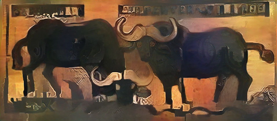 32 battalion portrait made by hand in 1986.