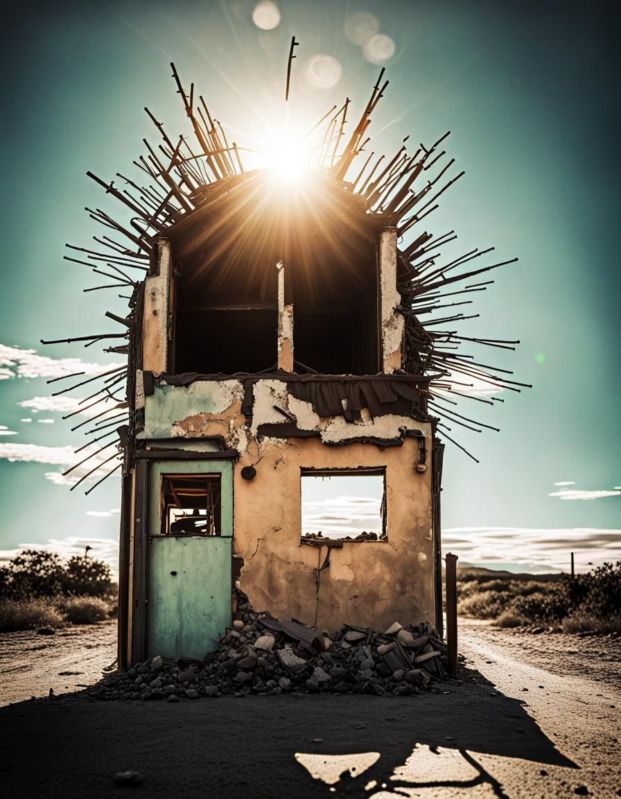 Violent Transformation: A Situationist Color Photo Art Print