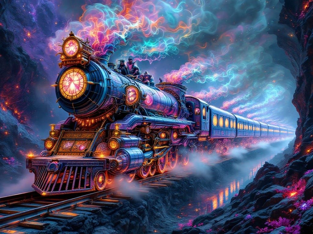 The Night Train  by @Pisces Rising