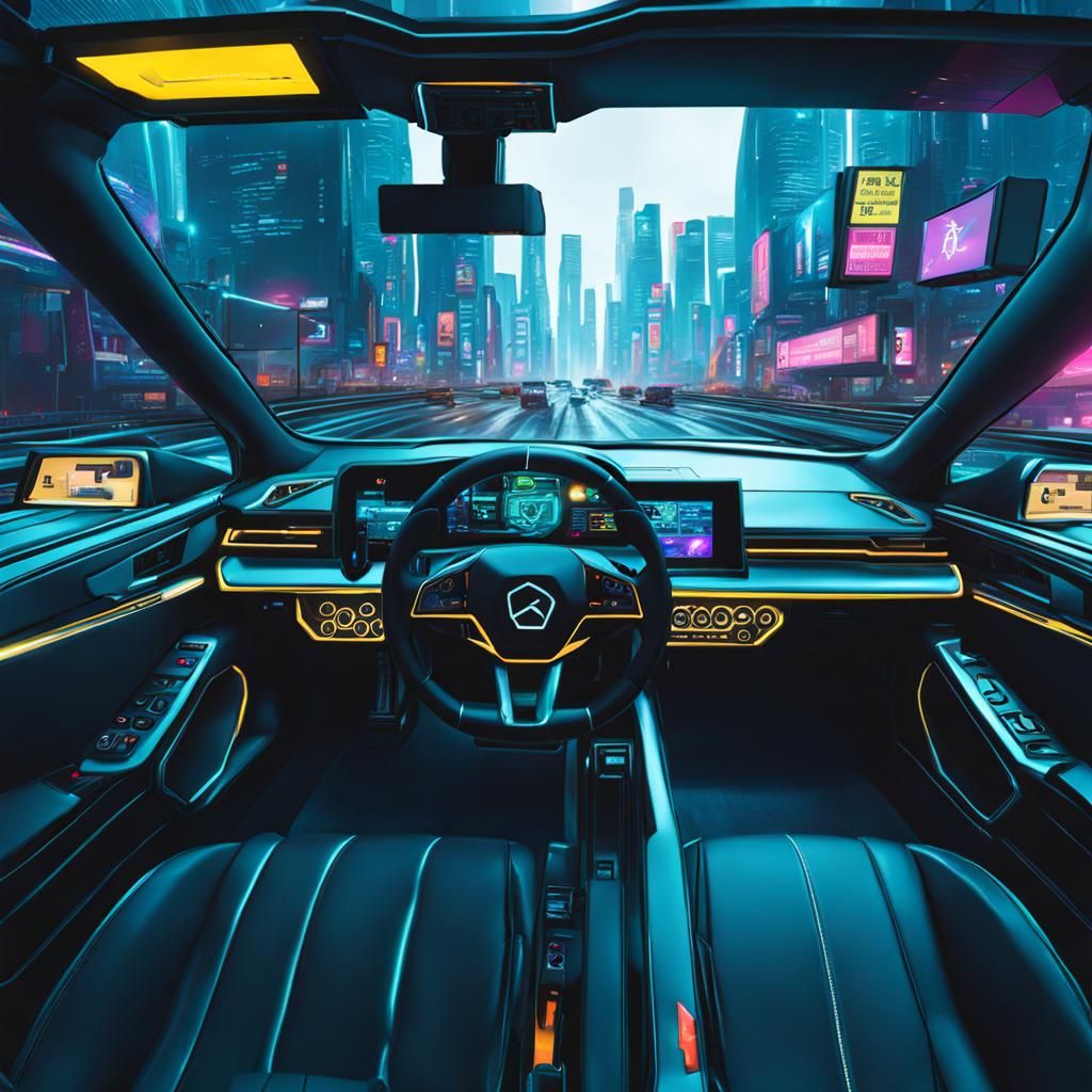 Cyberpunk, driving, ecosystem
