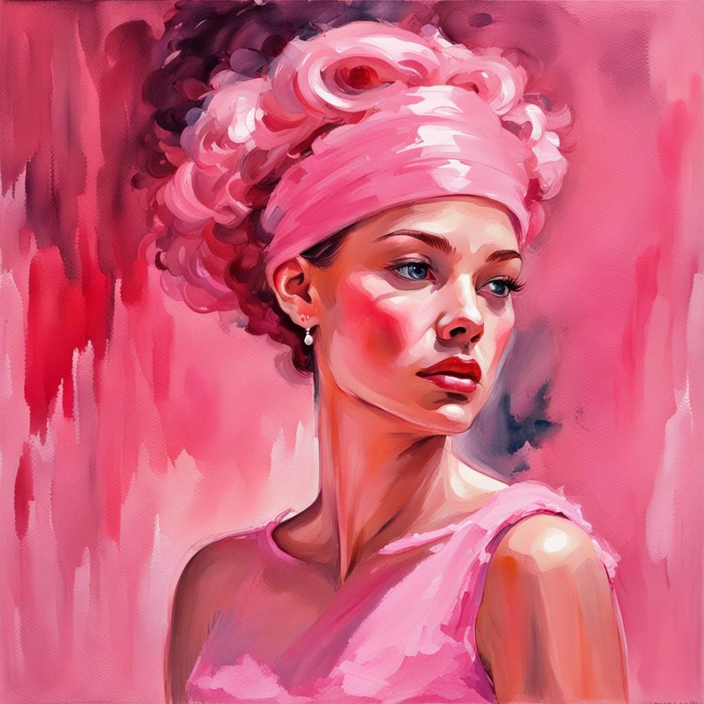 splash of pink