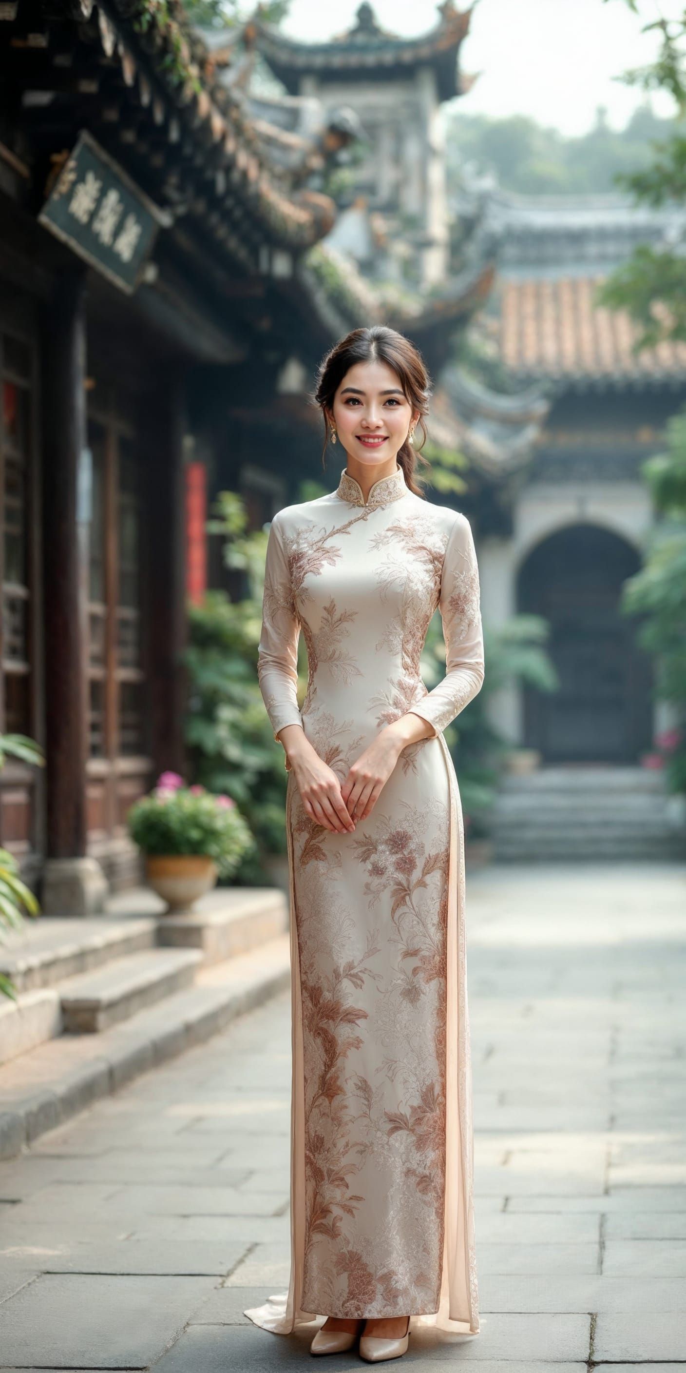 Lady in ao dai