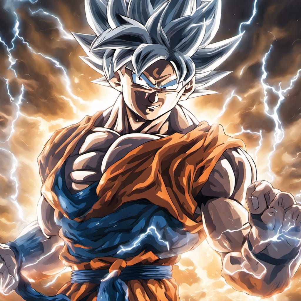 son goku ultra instinct - AI Generated Artwork - NightCafe Creator