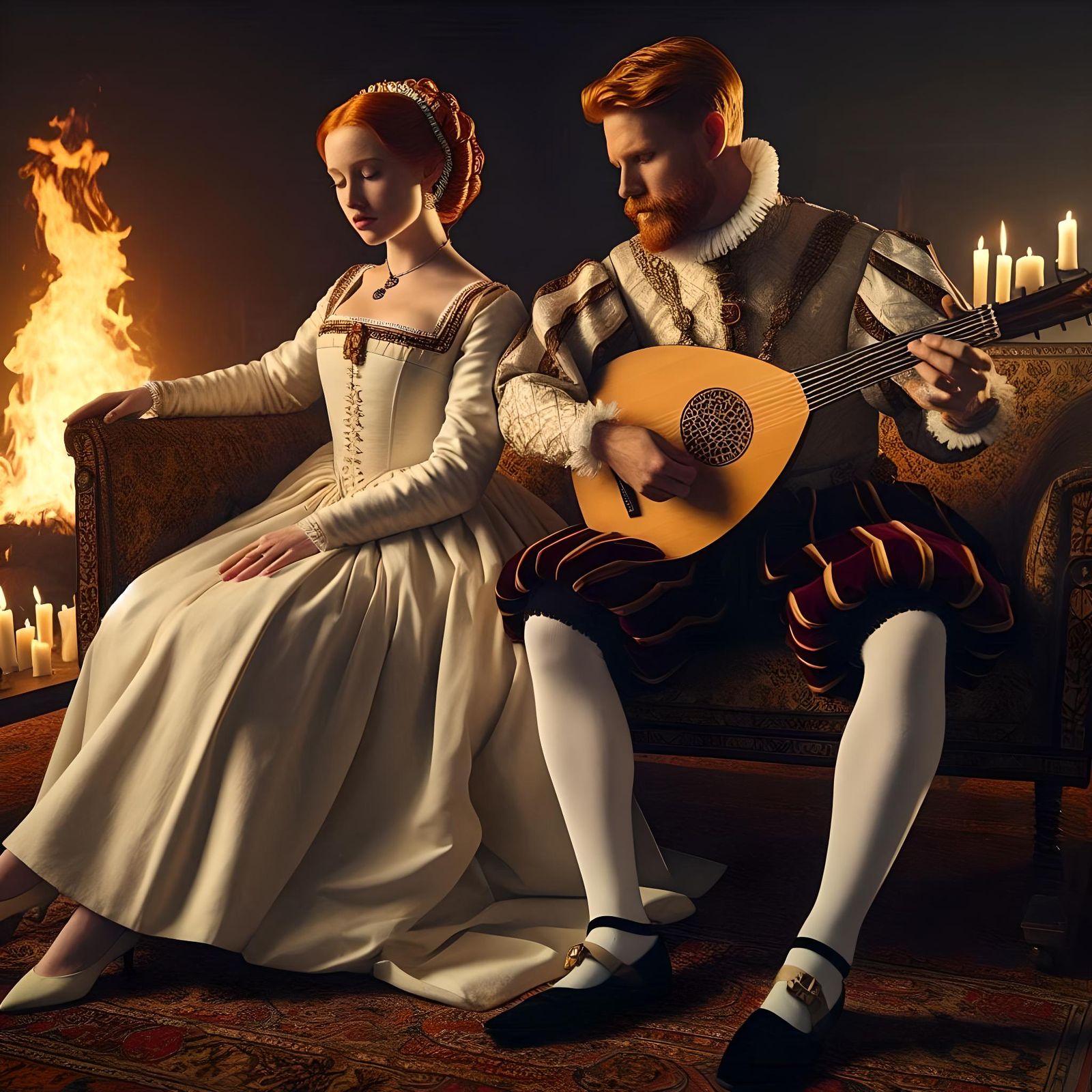 Henry VIII and Anne Boleyn meet, officially, for the first t...