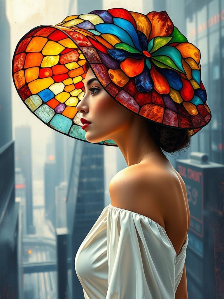 Hats from unusual materials   by @Eggsquizit