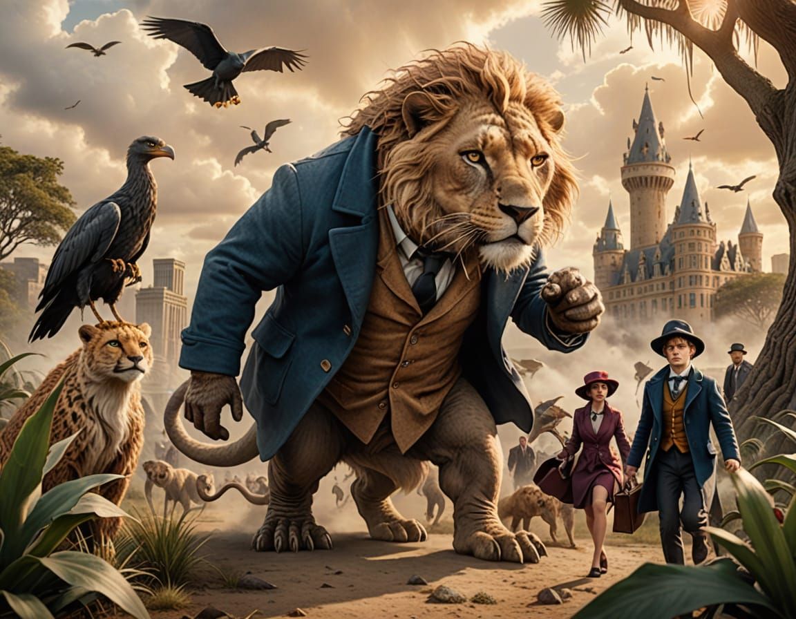 Fantastic beasts In The Savannah
