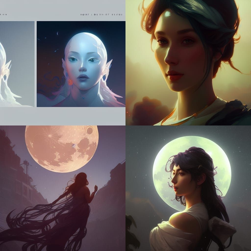Look at the moon