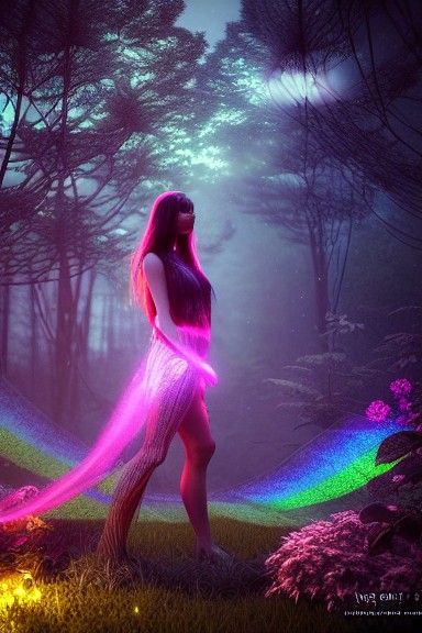 Woman of forest,