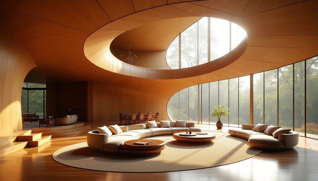 Frank lloyd wright x Zaha Hadid