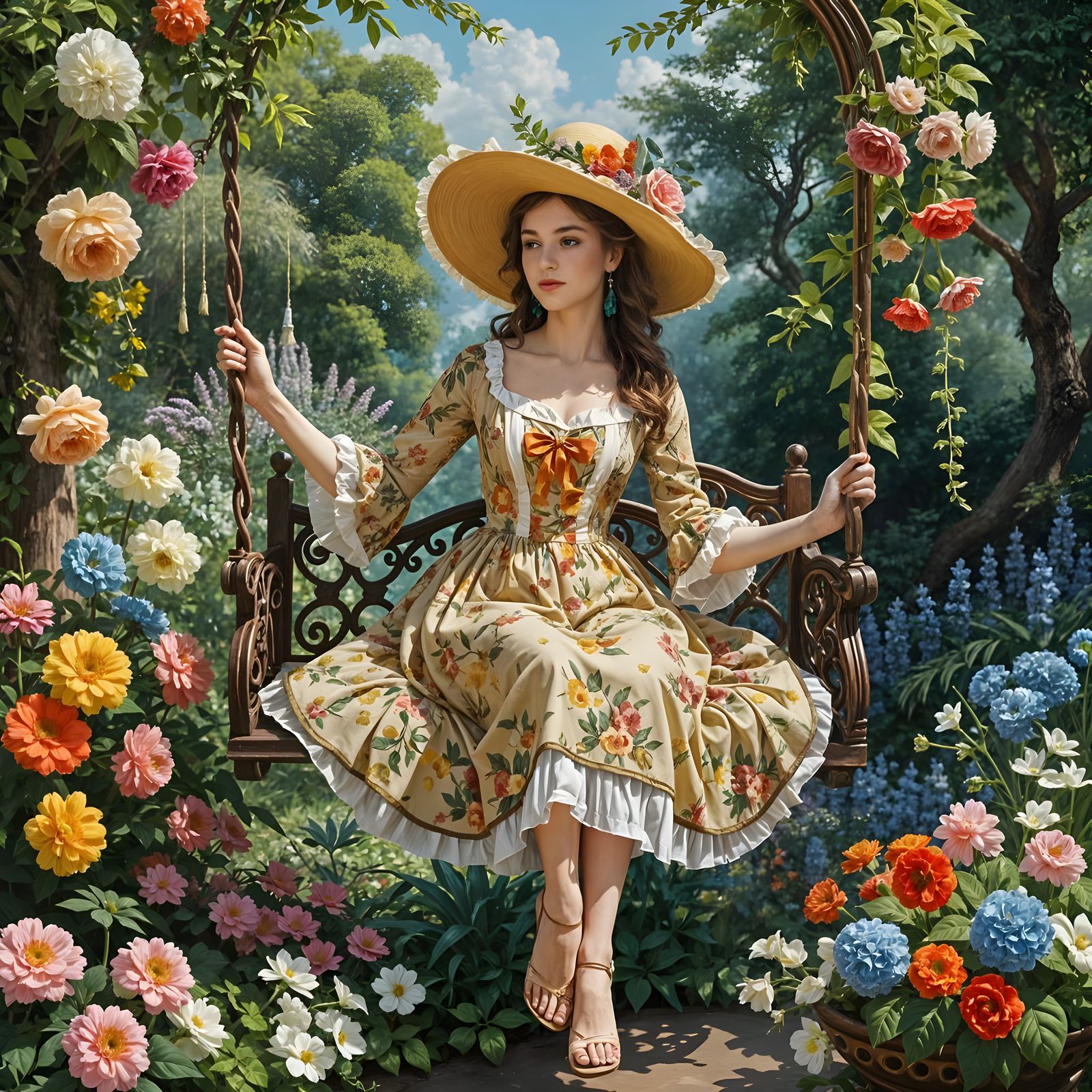 Flower Swing  by @AC_Gammon