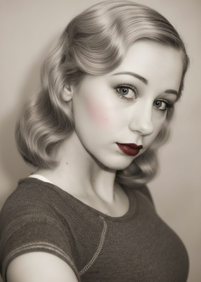 Playing around with 1930's faces