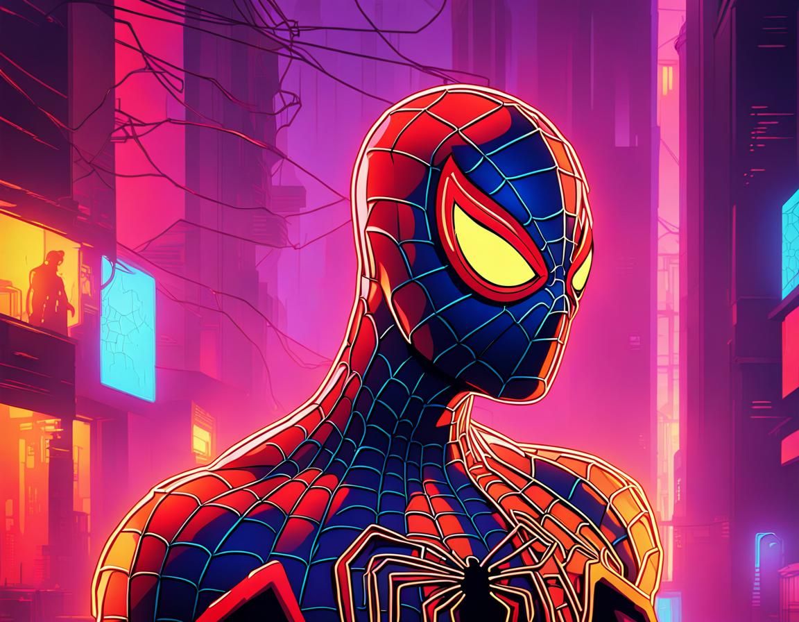 Spider man - AI Generated Artwork - NightCafe Creator