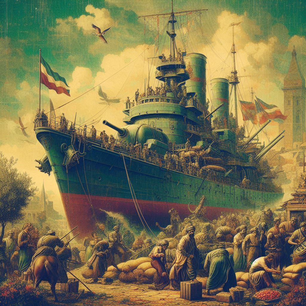 A Vintage Battleship