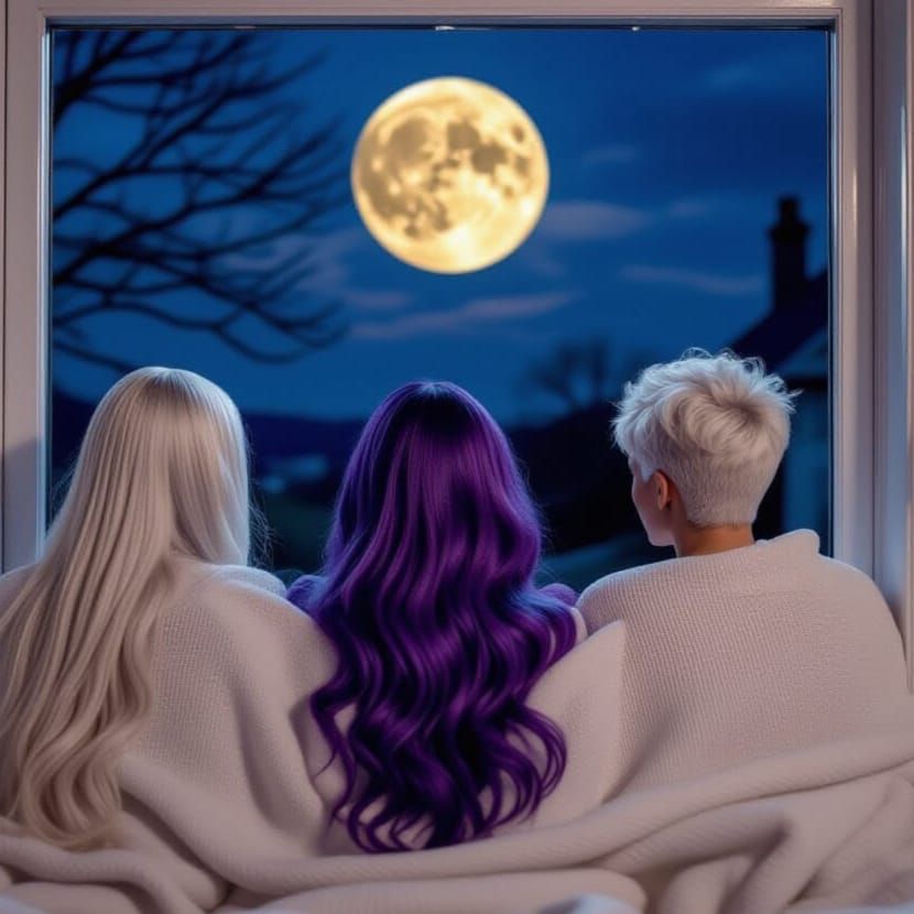 Full moon at Wulfe Hall