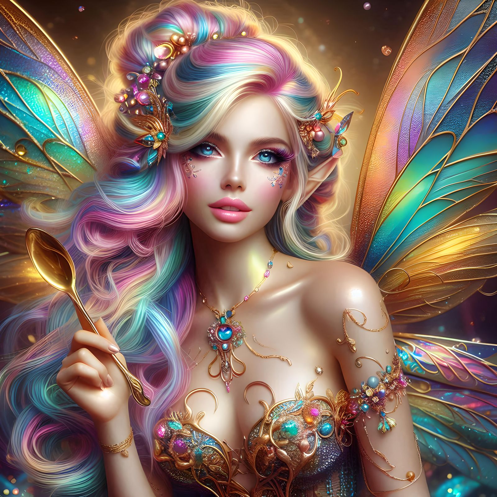Fairy with spoon