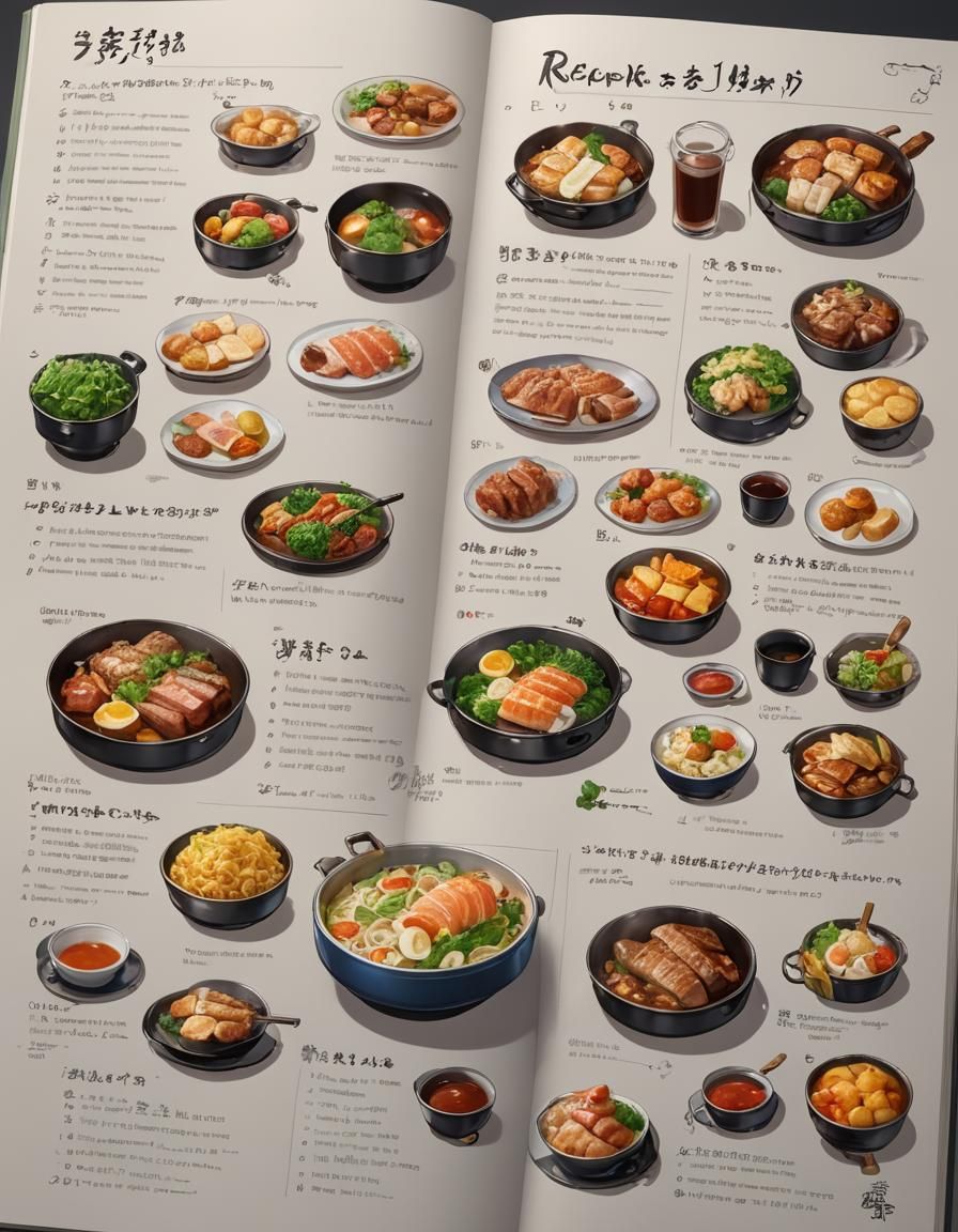 recipe book page